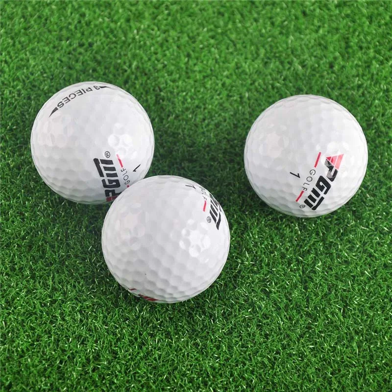 5 шт. PGM, брендовые для гольфа мяч игра "Уличный гольф" игра тренировочный матч соревнования резиновый трехслойный высококачественный мяч для гольфа белого цвета