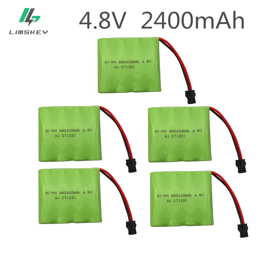 5PCS Ni-MH 4.8V 2400mAh Remote Control toy electric lighting security facilities AA battery RC TOYS group | Электроника