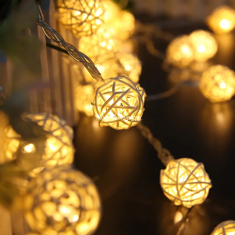 2.2M 20 LED Christmas Decoration Fairy Light String Button Battery Op Home Decor