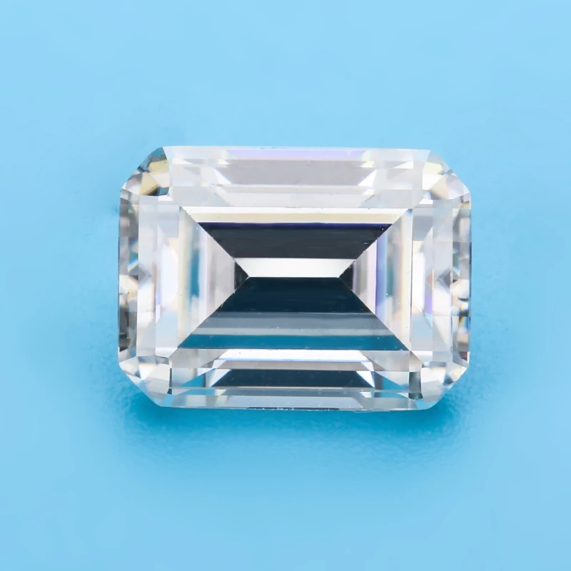 Cheestar драгоценные камни свободные моиссаниты камень цвет GH 6*8 мм изумруд cut 1.5ct