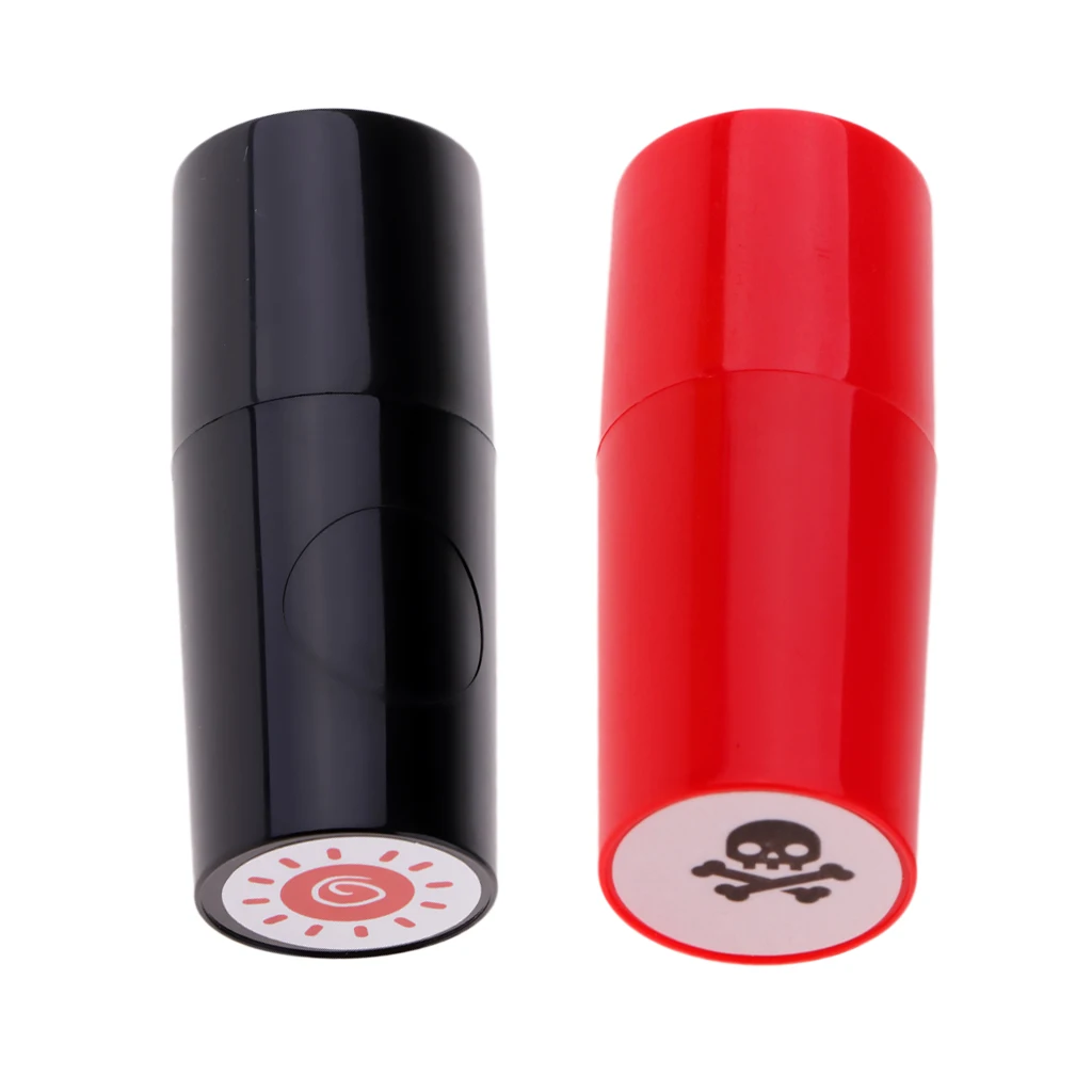 Perfeclan 2 Pcs Personalized Colorfast Quick-dry Golf Club Ball Stamper Stamp Marker Golf Ball Stamper Stamp