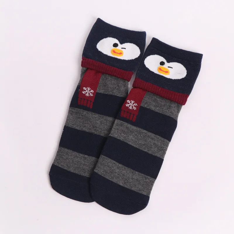 Luckymily Модные женские теплые носки серия с персонажами из мультфильмов о животных милые животные Kawaii Harajuku стиль забавные носки подарки Meias