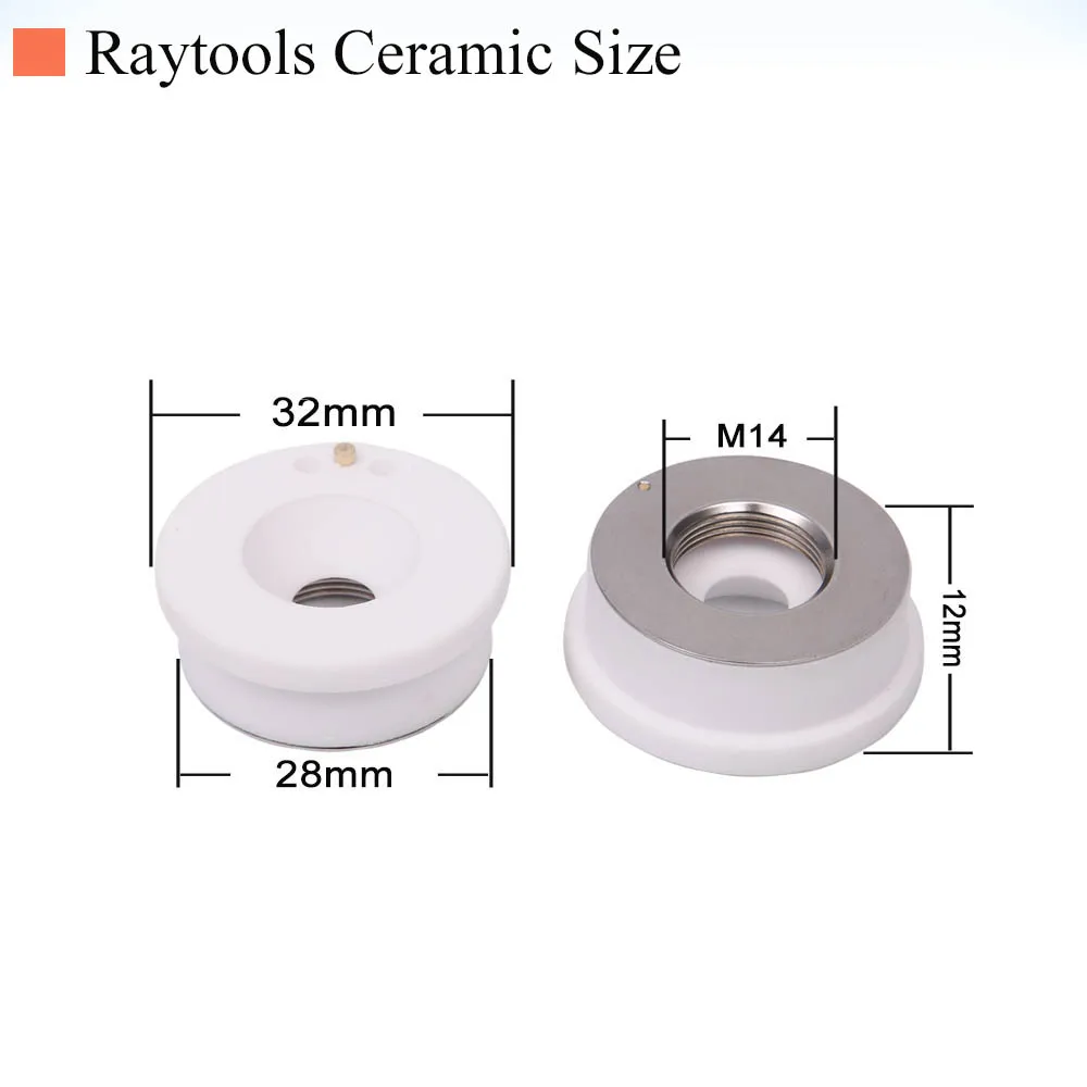 Laser Ceramic Dia.32mm/28.5mm Raytools empower For Bodor/TQ/GN fiber laser cutting machines nozzle holder agents wanted