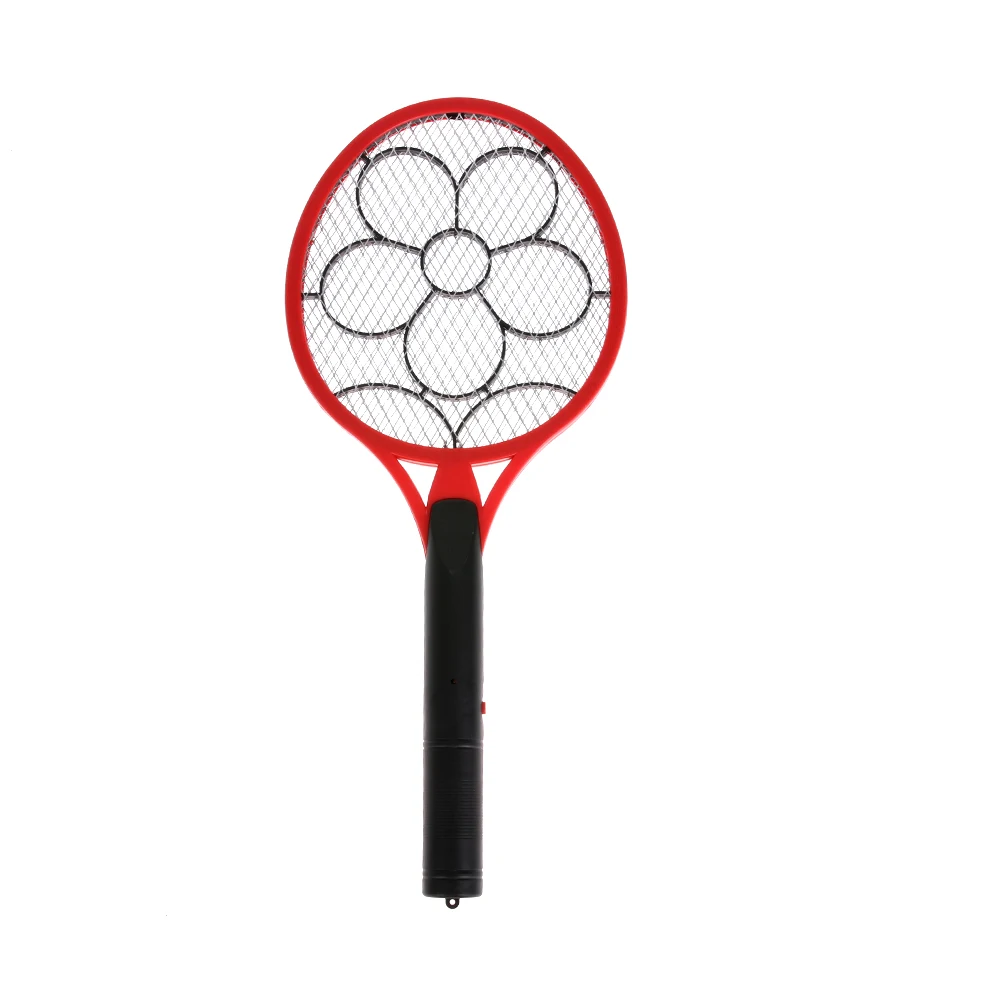 Flycatcher Electric Flyswatter Mosquito Swatter Hand Racket Pest Reject Insect Fly Killer Home Supplies AA Batteries Powered