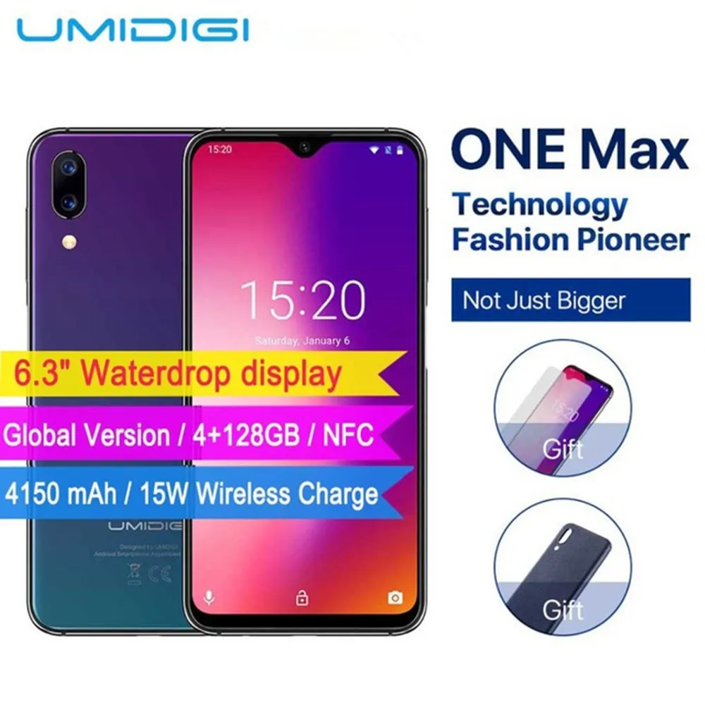 

European Union Version UMIDIGI UMI ONE MAX 4GB RAM 128GB ROM 4G LTE Smartphone