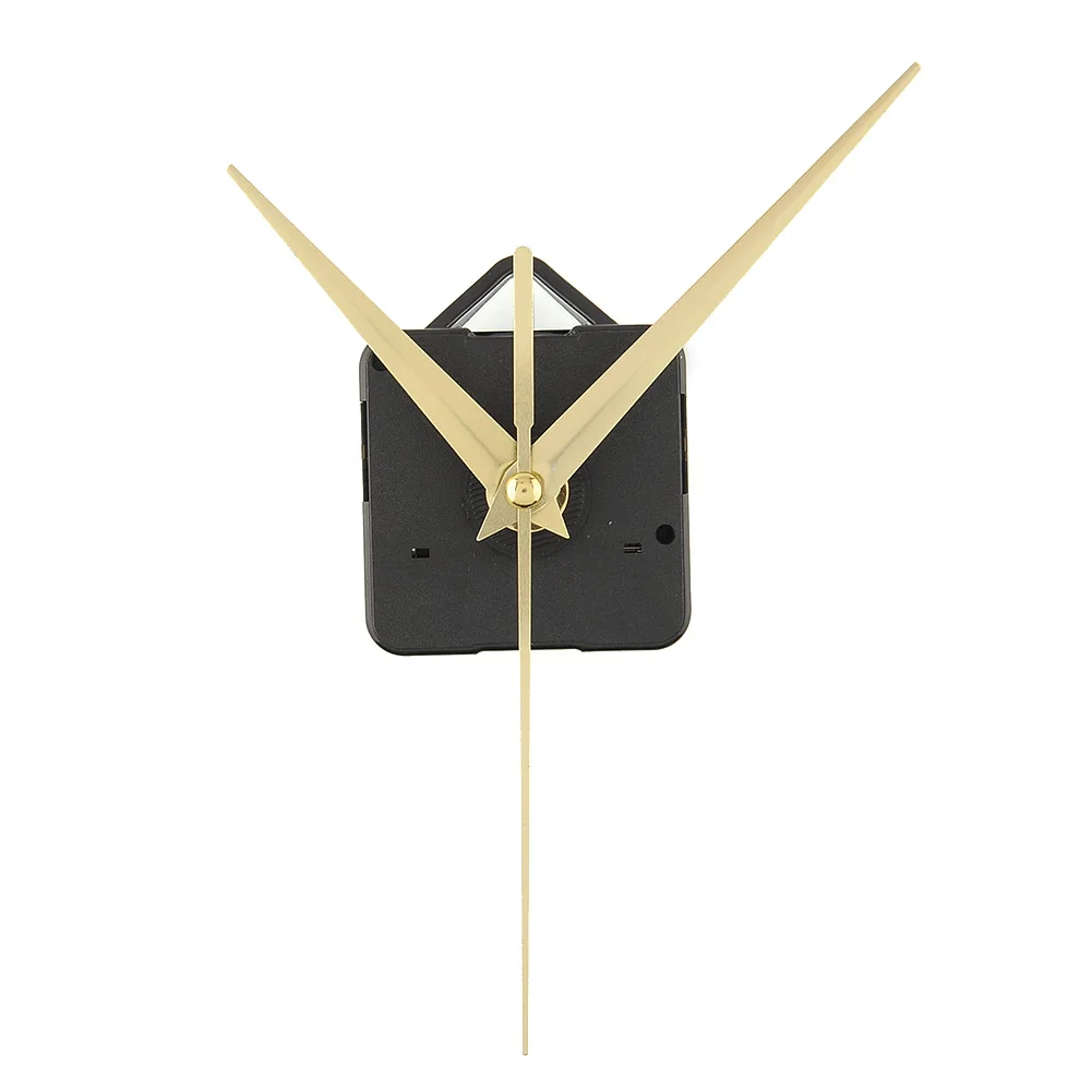 

Luxury Clock Movement Mechanism Parts Clock Repair DIY Clock Tools with Gold Triangle Hands Quiet Silent