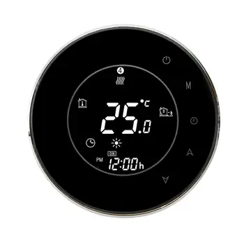 

5A 95~240V Water Heating Energy Saving Thermostat with Touchscreen LCD Display Weekly Programmable Room Temperature Controller