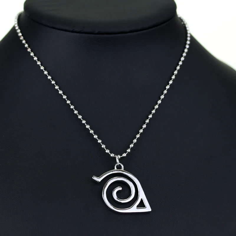

Hot Anime Naruto Necklace Kakashi Leaf Village Symbol Cosplay Pendant Necklaces Kakashi Konoha Ninja Jewelery Bijoux Collier