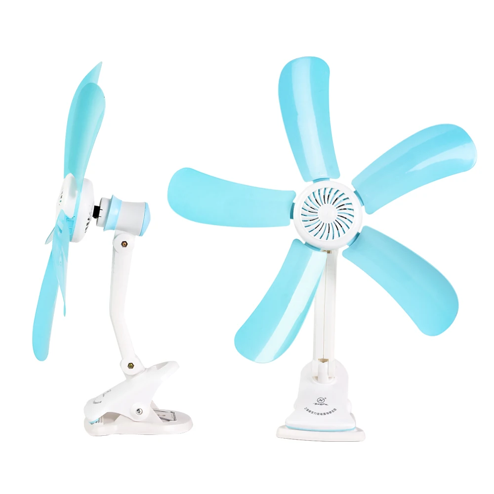 EU/US/AU Plug Multifunction Wall Hanging Table Holder Fan Household Hot Quiet 5 Leaves Electric Clip Fan Summer Cooler Clip Fans