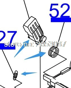 Сборе Запчасти для Epson T50 T60 P50 R260 R265 R330 R270 R280 R290 R380 R390 L800 L801 L805 L810 L850 пружинный зажим для насоса