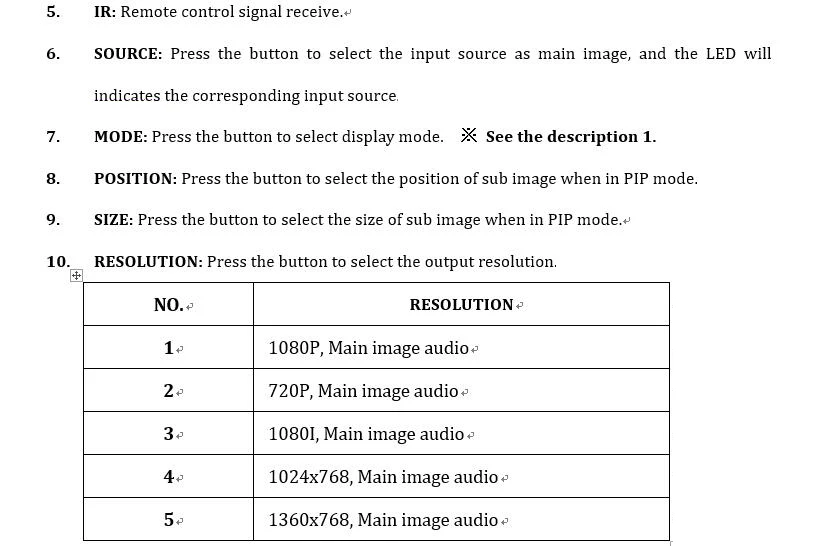 Сплиттер экрана HDMI MultiView 2X1 с функциями HDMI PIP и RS232