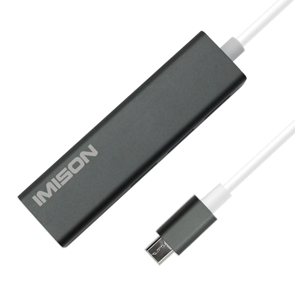IMISON Type C Lan USB to 3-Port 2.0 Hub with Ethernet RJ45 Adapter |
