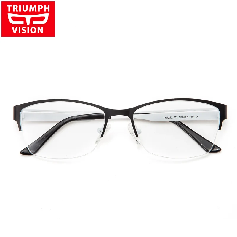 Очки TRIUMPH VISION с полуободковой тонкой оправой женские ультралегкие Рецептурные