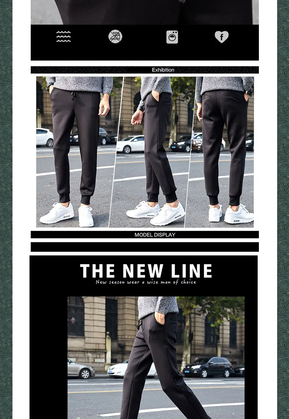 Мода 2019 Открытый Бег шаровары мужские брюки Мужская Спортивная в стиле хип-хоп черный для отдыха штаны с эластичной резинкой на талии