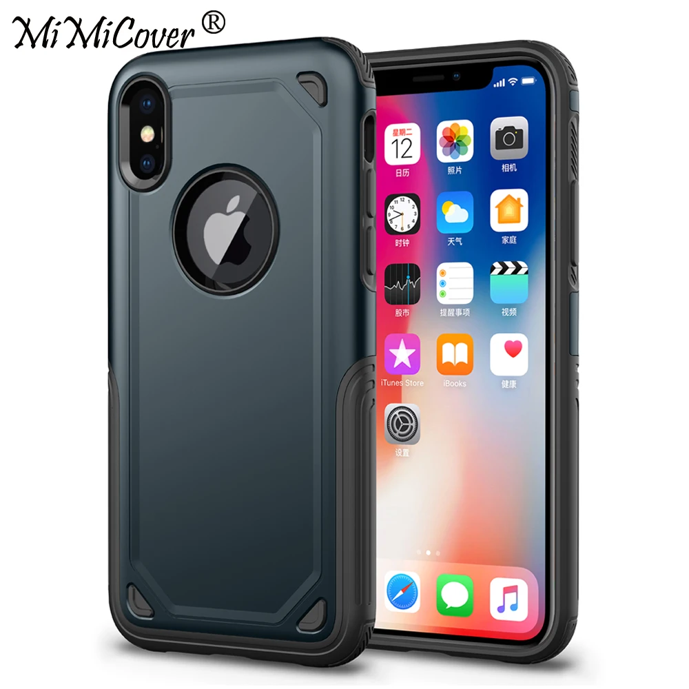 

For iPhone 7 7 Plus 6S 6S Plus Heavy Duty Armor Hard Skin Case Anti-knock Shockproof Case For iPhone X