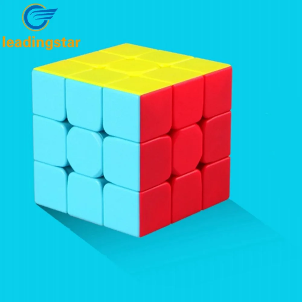 LeadingStar профессиональный куб 3x3x3 5 6 см скорость для волшебного пазла наклейка