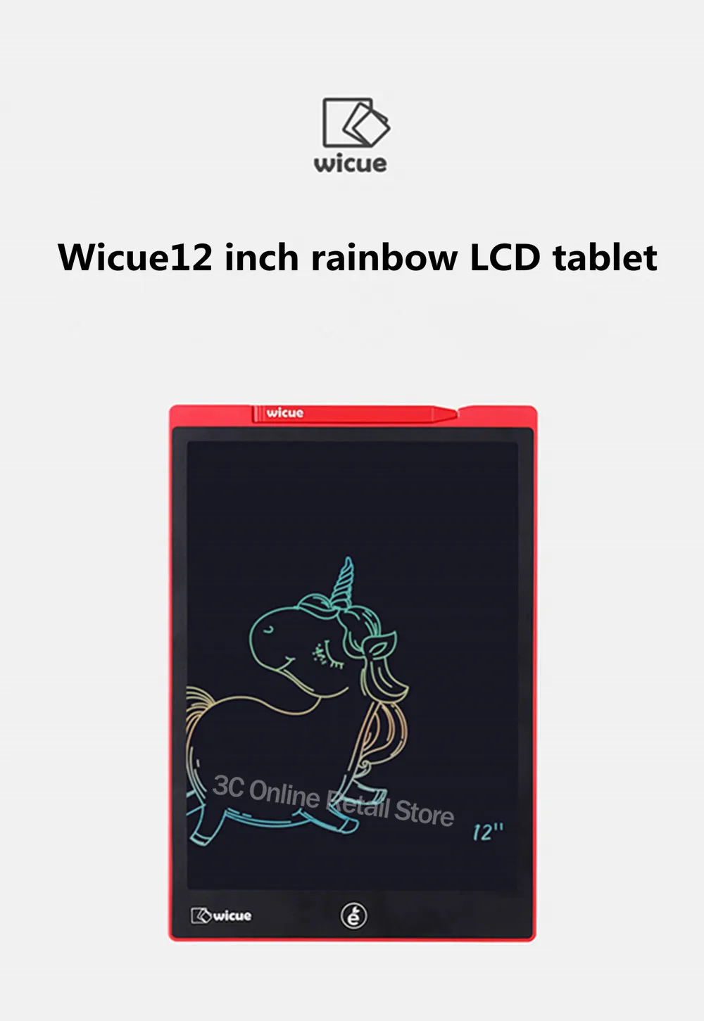 Xiaomi Wicue 12/10 дюймов детский ЖК-дисплей почерк доска красочные планшет с цифровым рисунком представьте pad расширить малыш идея с ручкой