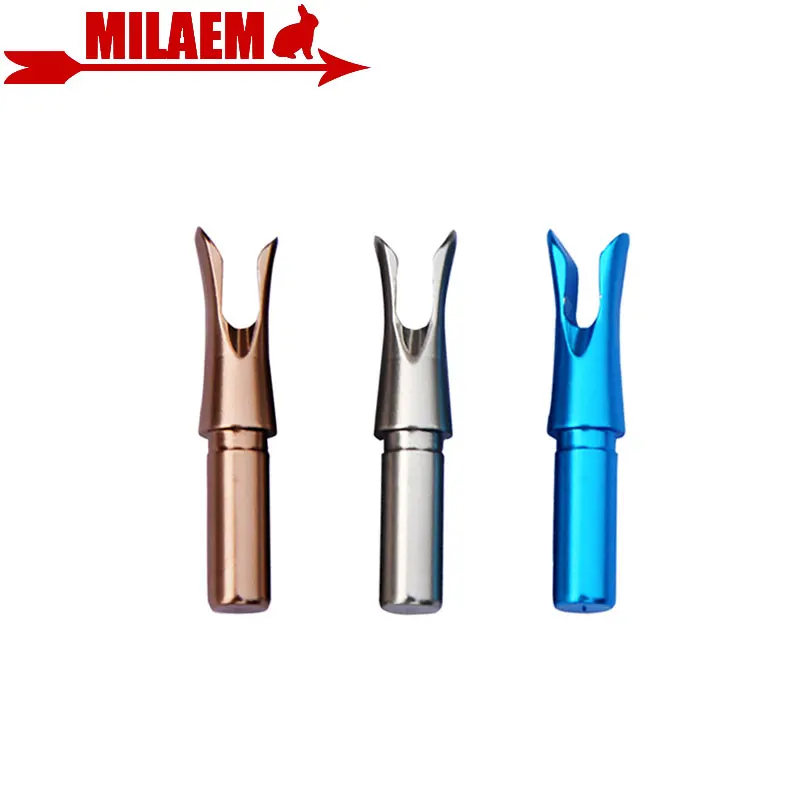 

6/12pcs Archery Aluminum Pin Nock Alloy Insert Arrow Nock ID 5.2mm Arrow Shaft Outdoor Hunting Shooting Bow Arrow Accessories