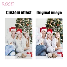 Алмазная живопись Полная площадь Рождество на заказ фото Алмазная мозаика Рождественская картина палочка Алмазная вышивка домашний декор DZ3