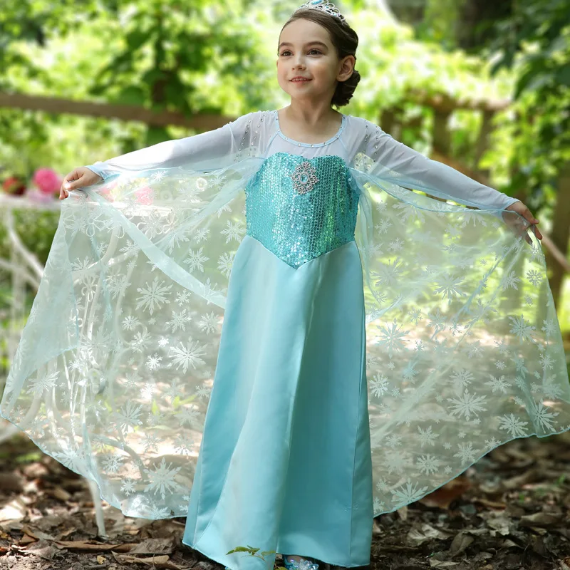 Buy 3 10 Years Child Halloween Elsa Cosplay Costume