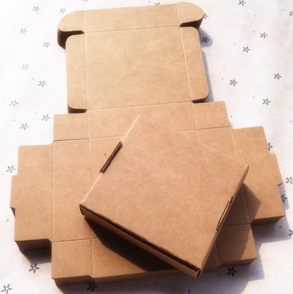 4*4*2,5 см 10 шт крафт-бумага для упаковки подарка коробка белая картонная коробка черная ручная работа мыло ювелирные изделия конфеты упаковки бумажная коробка