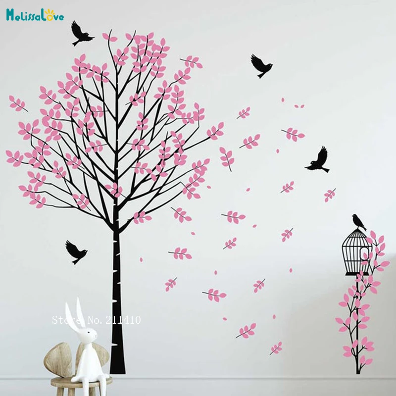 Wall Sticker XXL Cherry Blossom Birds Wall Tattoo Wall Art Decal Home Room Decor Wall Sticker XXL Cherry Blossom Birds Wall Tattoo Wall Art Decal Home Room Decor