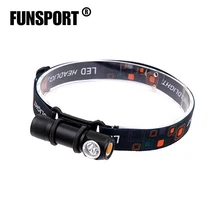 

FUNSPORT 2018 New LED Headlight Portable Torch Light Bike Headlight Waterproof High Power USB Rechargeable Aluminum 3 Modes