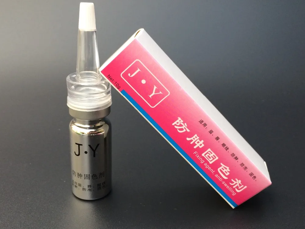10Pcs lot Permanent Makeup Fixing Agent For Lock Color Permanent Eyebrow and Lip Makeup Supply