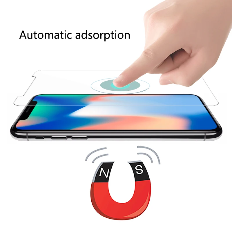 Baixin закаленное стекло для iphone XR XS Max X 8 4S 5S SE 6 6s 7 защитное экрана 7plus 5 &quot+
