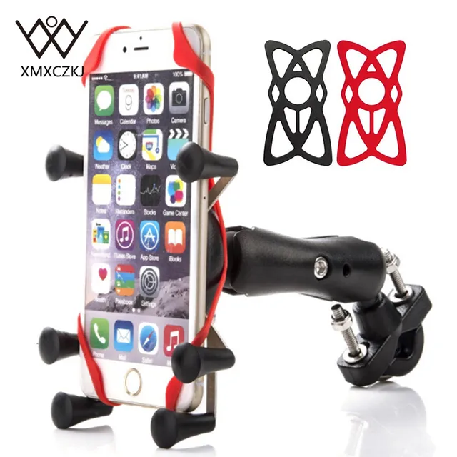XMXCZKJ Motorcycle Handlebar Bike Mobile Cell Phone Mount Holder