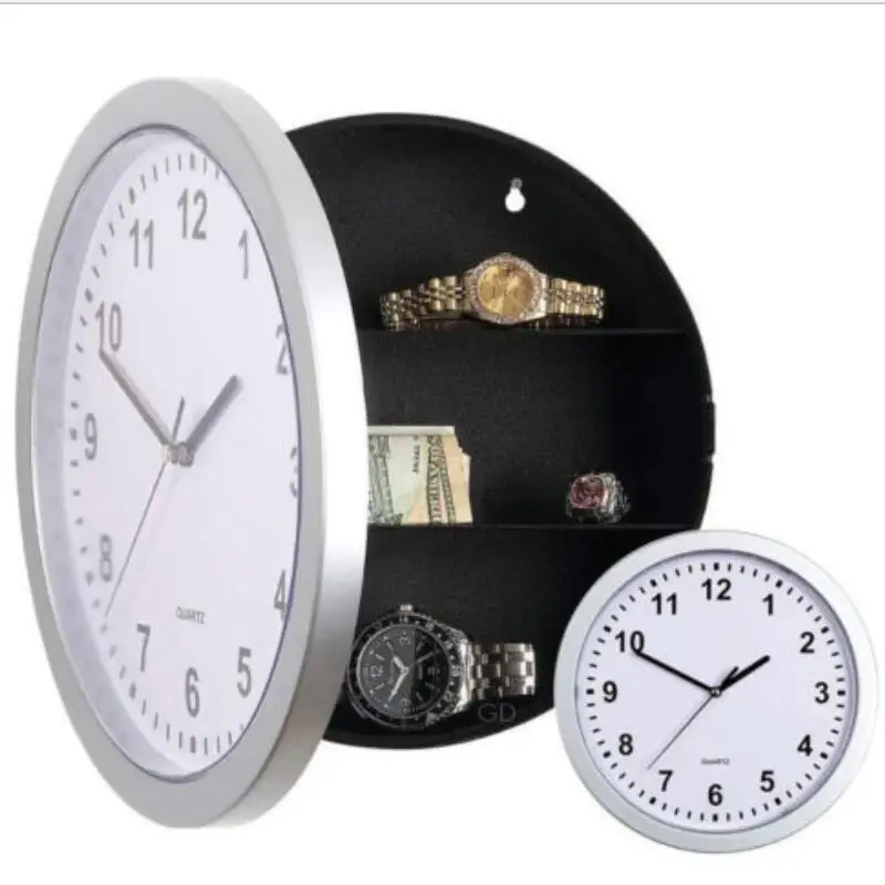 Настенные часы Сейф креативный скрытый секретный ящик для хранения денег для хранения ювелирных изделий для домашнего офиса безопасности