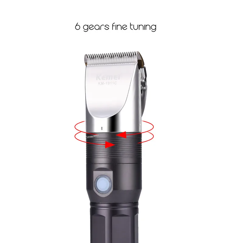 USB профессиональная машинка для стрижки волос перезаряжаемая Беспроводная Машинка для стрижки волос парикмахерский триммер для волос Резак для волос с 2 ограничивающие насадки 31