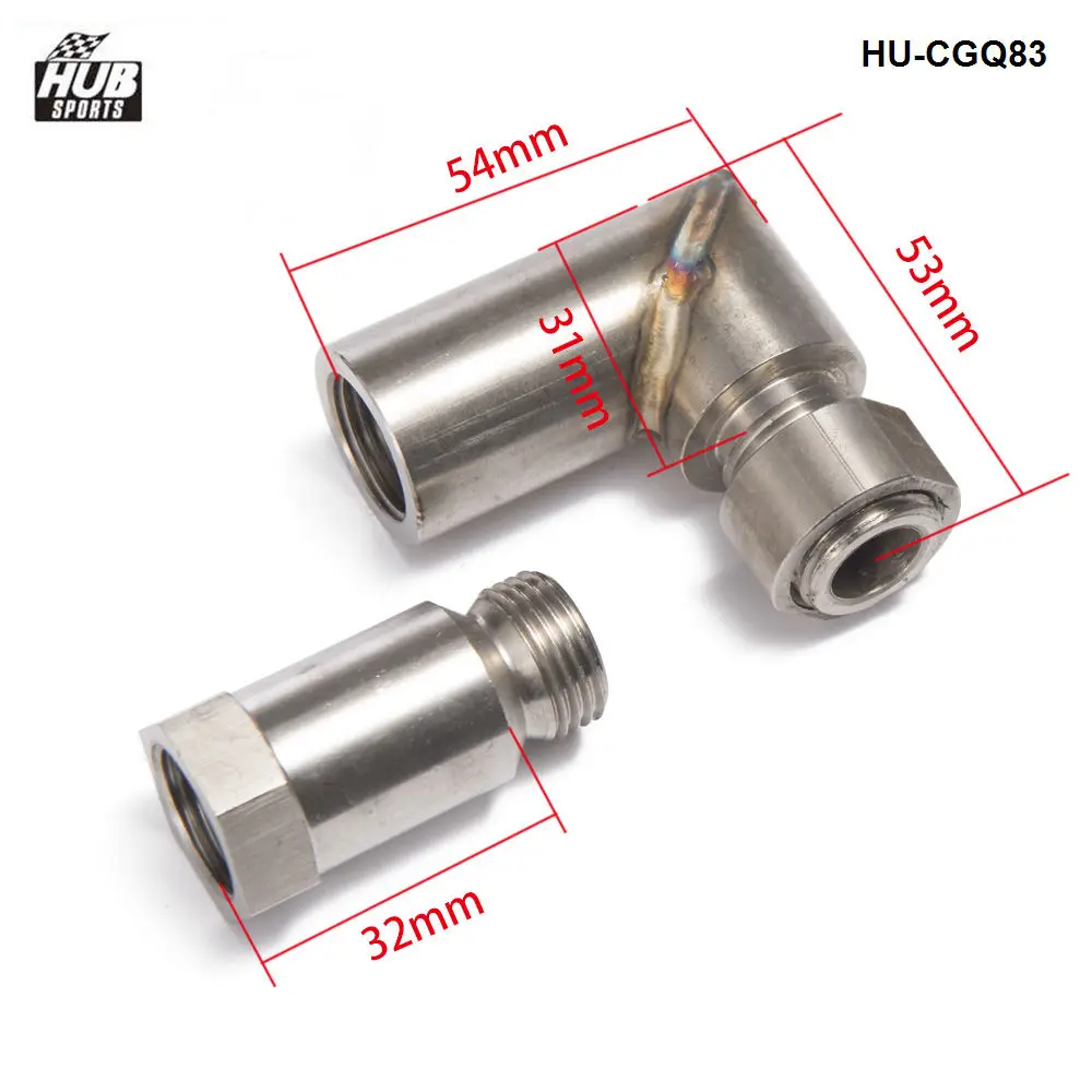 CLAMP ON LAMBDA BOSS 60mm 2 3//8/" Exhaust Tube Pipe Repair Connector Oxygen Probe