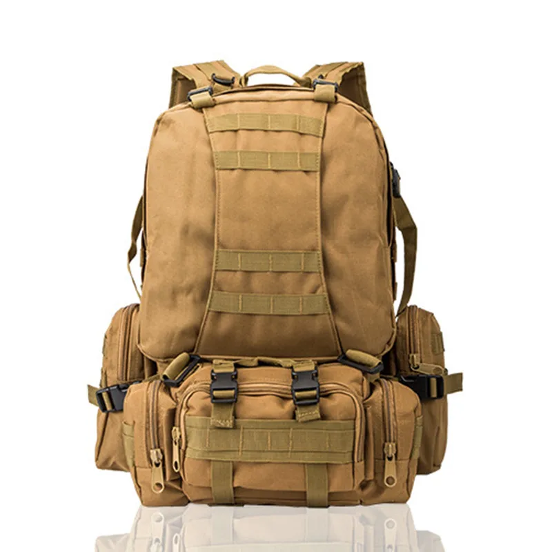 40 60L Military Tactical Assault Pack Backpack Army Waterproof Bug Out