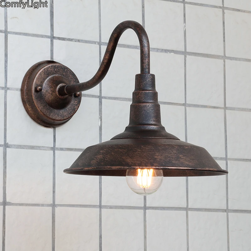Vintage waterproof outdoor wall lamp villa lamp sconce retro home Decor Royal house/garden patio/courtyard/porch LED wall lights