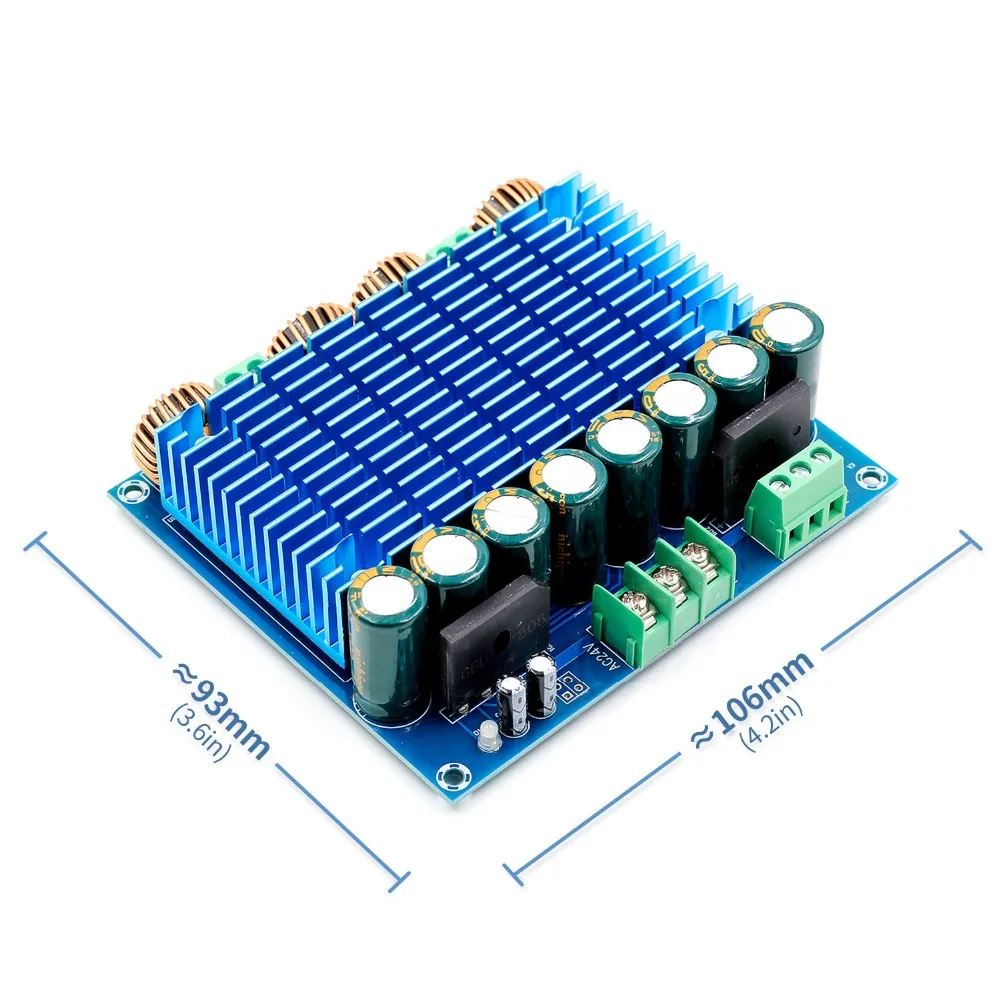 Ультра высокая мощность цифровой усилитель модуль AC 24 в стерео tda8954-й двойной чип 2x420 Вт XH-M252 цифровой усилитель мощности