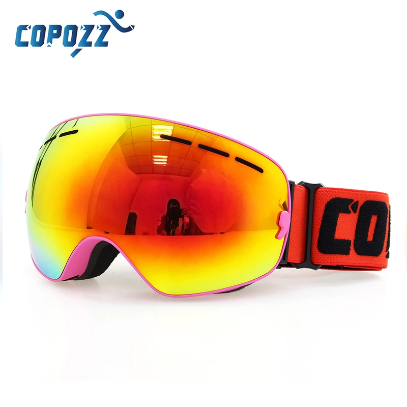 Copozz поляризованные лыжные очки с двойными линзами UV400 противотуманные gafas