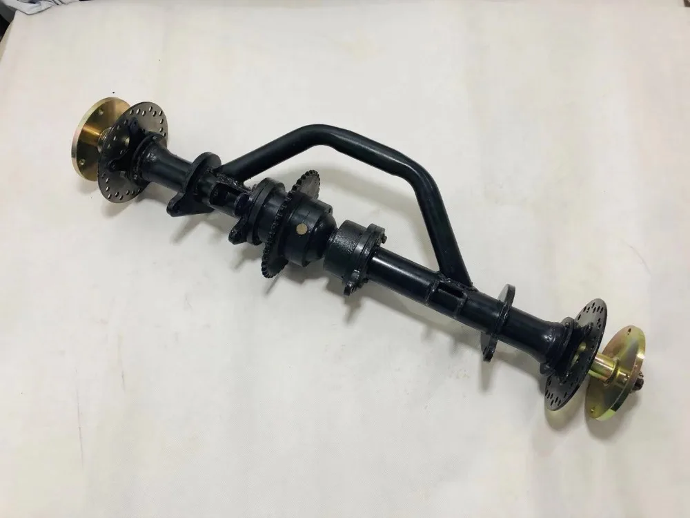 

ATV GO KART KARTING DIY Motorcycle Suspension Rear Axle Chain Transmission With Brake System