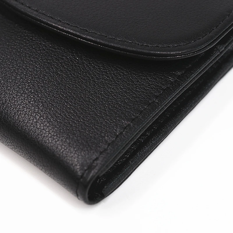 Genuine Leather Wallet Men Women Male Fashion Short Small Slim Hasp Wallets Money Purse With Zipper Coin Pocket Card Holder