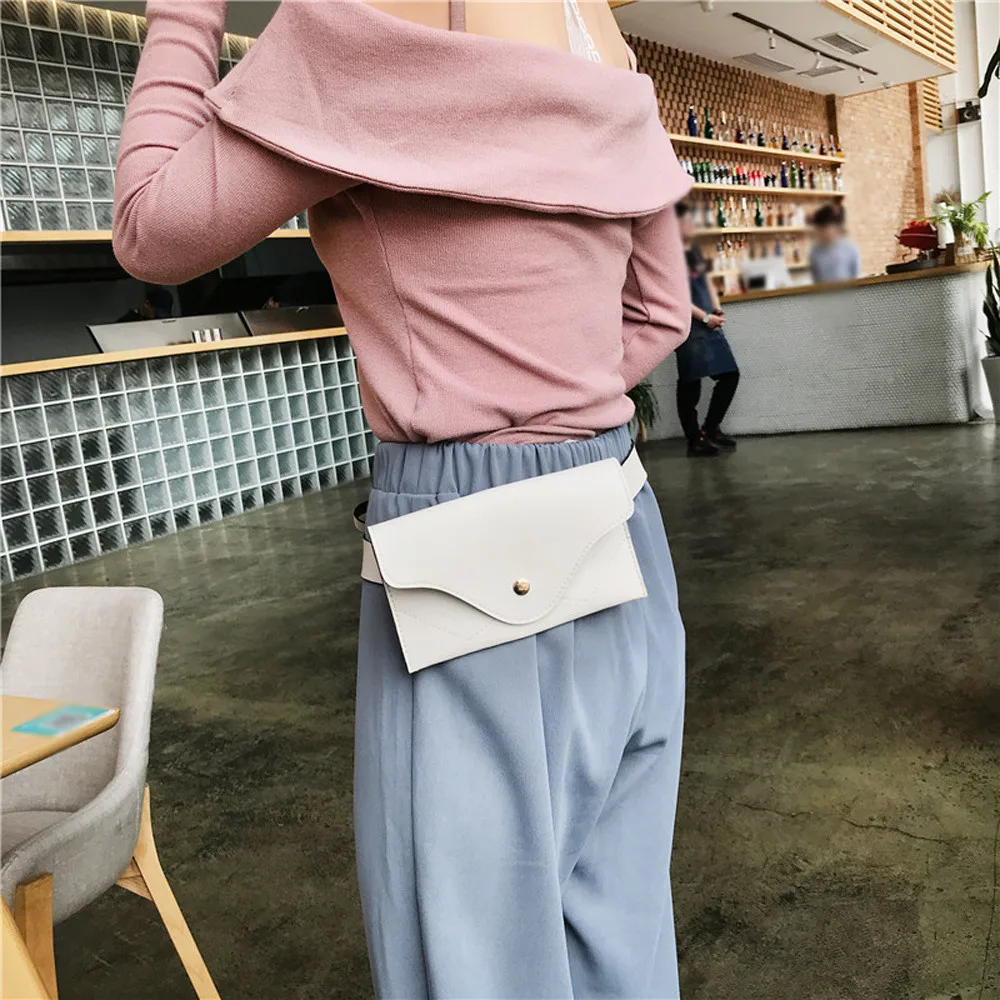 Модная женская однотонная сумка из комбинированной кожи, женская сумка из искусственной кожи, сумка на пояс, сумка для телефона, горячая распродажа# S