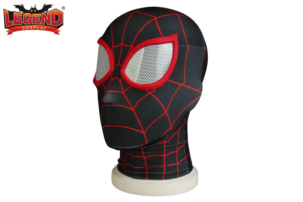 Spider-Man Into The Spider Verse Miles Morales косплей костюм спандекс комбинезон супергероя костюм Человека-паука