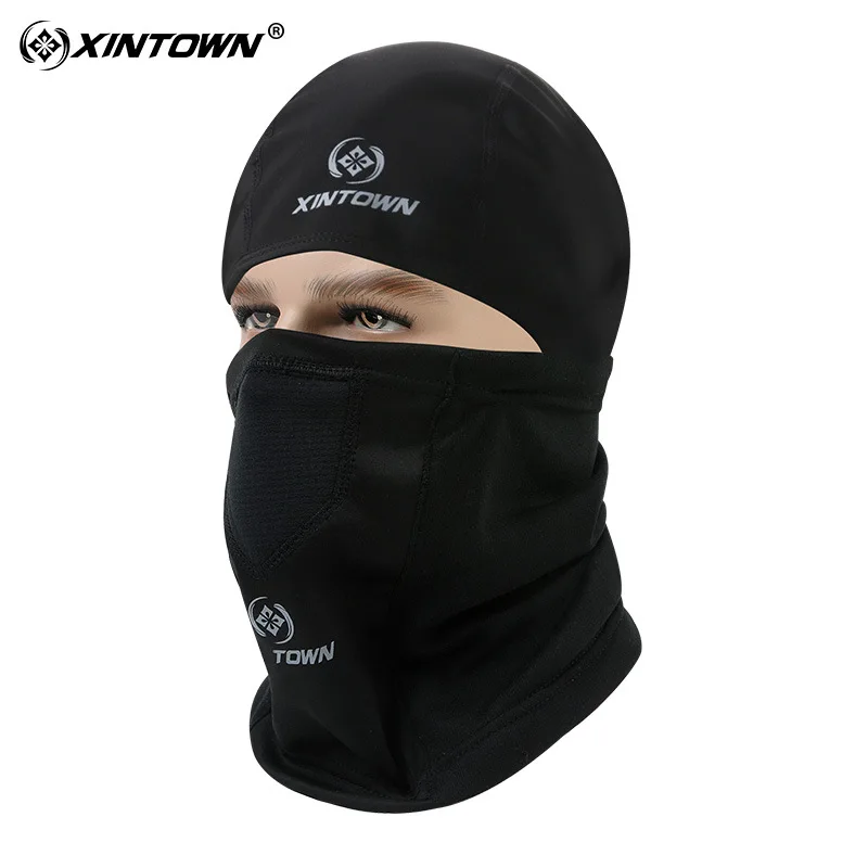 Winter Face Mask Scarf Cap Warm Thermal Fleece Bike Head Cover Sport