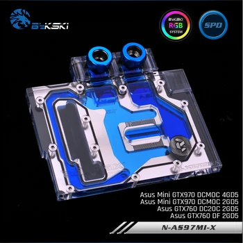 

Bykski N-AS97MI-X, Full Cover Graphics Card Water Cooling Block RGB/RBW for Asus MiniGTX970 DCMOC/GTX760 DC2OC/GTX760 DF