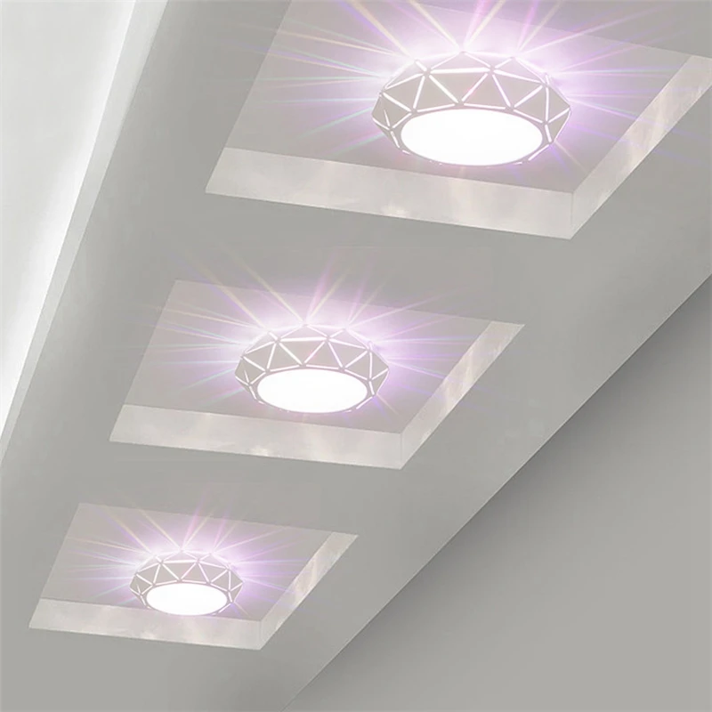 Us 16 23 8 Off Lukloy Embedded Surface And Concealed Mounted Led Corridor Aisle Ceiling Lights Simple Modern Personality Creative Porch Light In