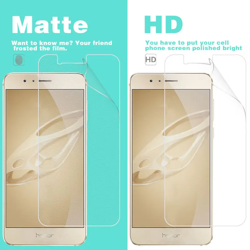 Антибликовая матовая защитная пленка для Huawei Honor 8 Lite 5 2 В FRD-AL00 FRD-AL10 FRD-DL10 FRD-L04 FRD-L09