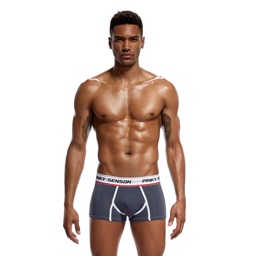 Мизинец Senson Для мужчин Push Up Нижнее белье однотонные яркие Цвет пикантные Clavin