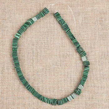 

The 8x8x8mm Natural Green Man-made Synthesis Malachite stone beads making design for elegant Bracelet for men women jewelry