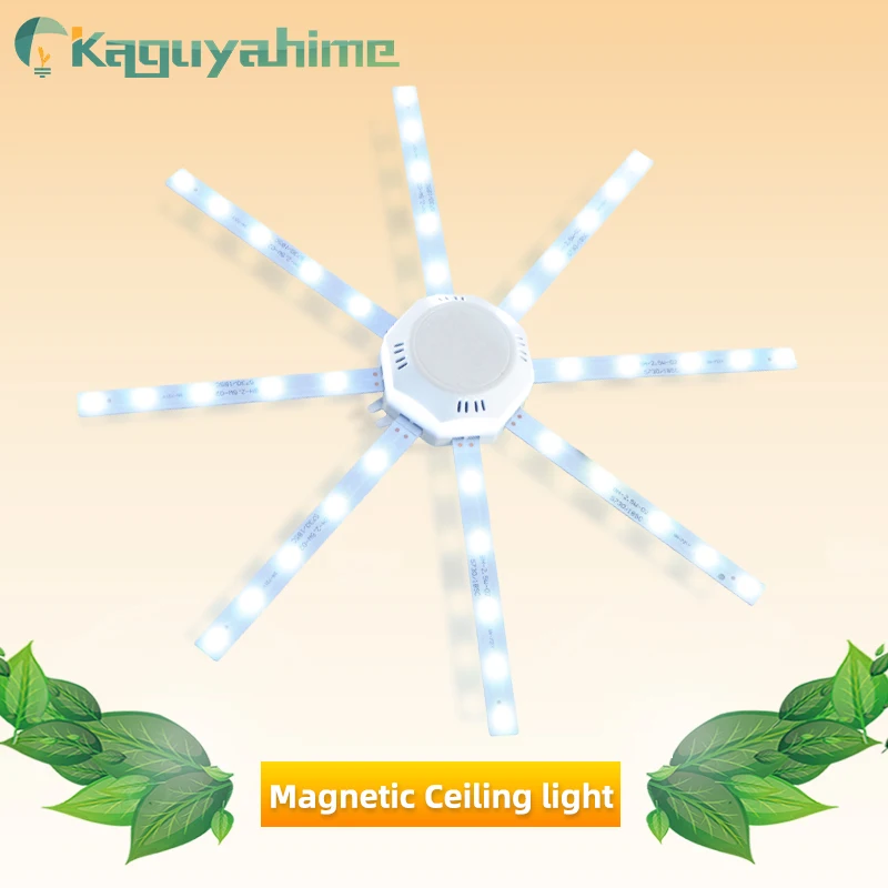 

Kaguyahime Octopus Light LED Ceiling Lamp Magnetic Modified Source 24W 20W 16W 12W Energy Saving Lamp Tube 220V LED Light Board