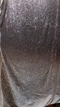 

Jolin-4.1412 fashionable sequins tulle embroidery french net lace fabric for party dress