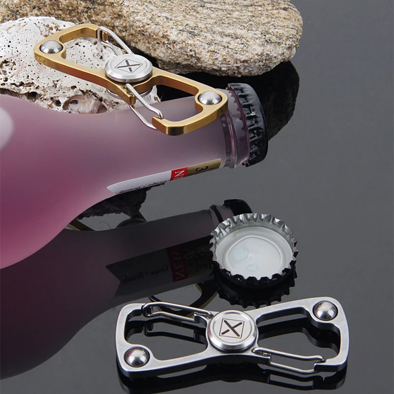 

1Pcs Key Ring Tri-Spinner Fidget Toy Metal Hand Spinner For Autism and ADHD Hand Spinner EDC Sensory Spinners